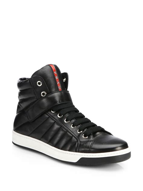 buy prada sneakers online|prada high top designer sneakers.